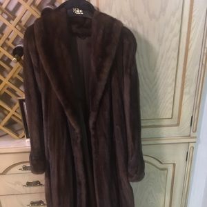 Mahoney mink coat